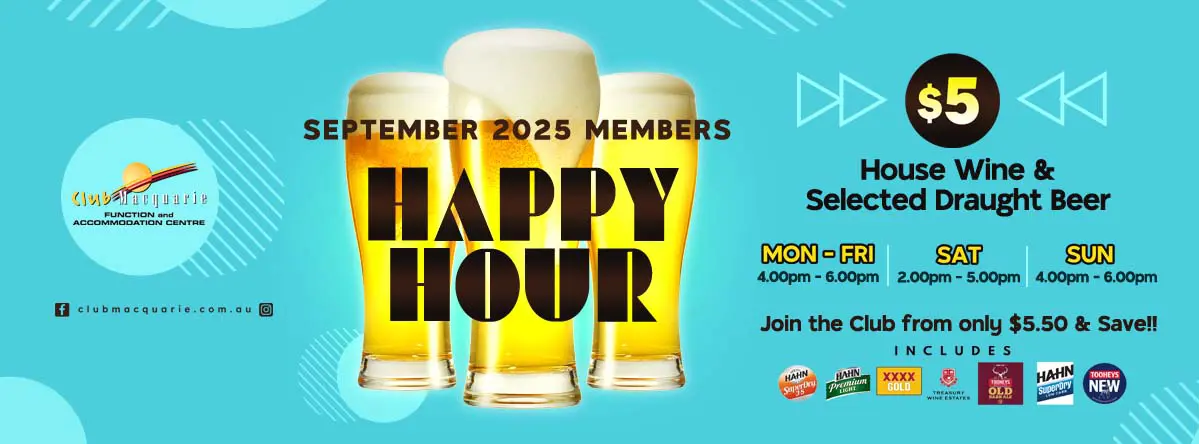 Club Macquarie Happy Hour