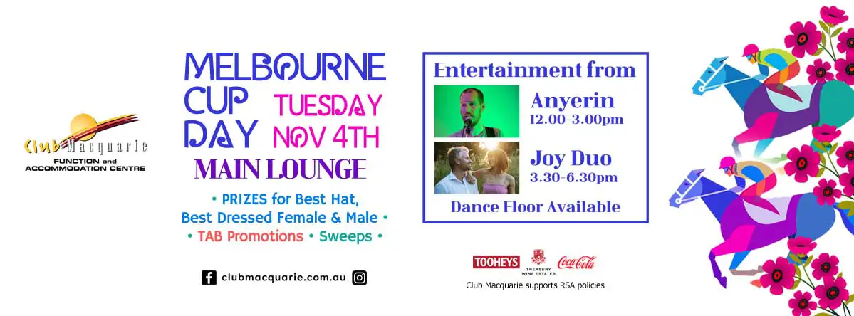 Club Macquarie Melbourne Cup - The Lounge Live Entertainment 2025