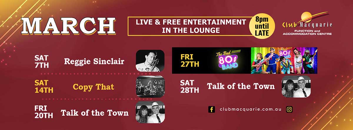 Club Macquarie Live Entertainment