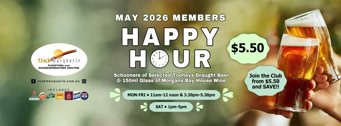 Club Macquarie Happy Hour