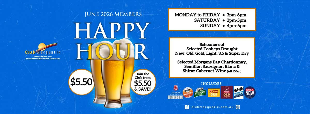 Club Macquarie Happy Hour