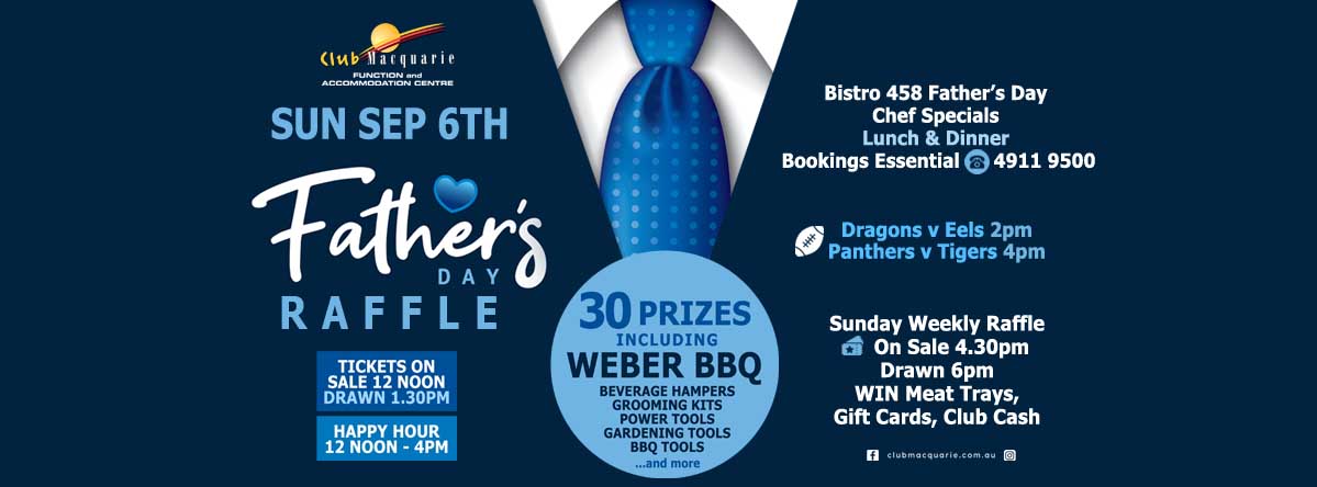 Club Macquarie Fathers Day Raffle