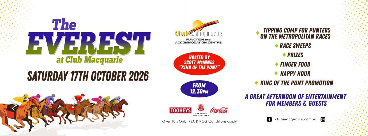 Club Macquarie The Everest Saturday 17th October